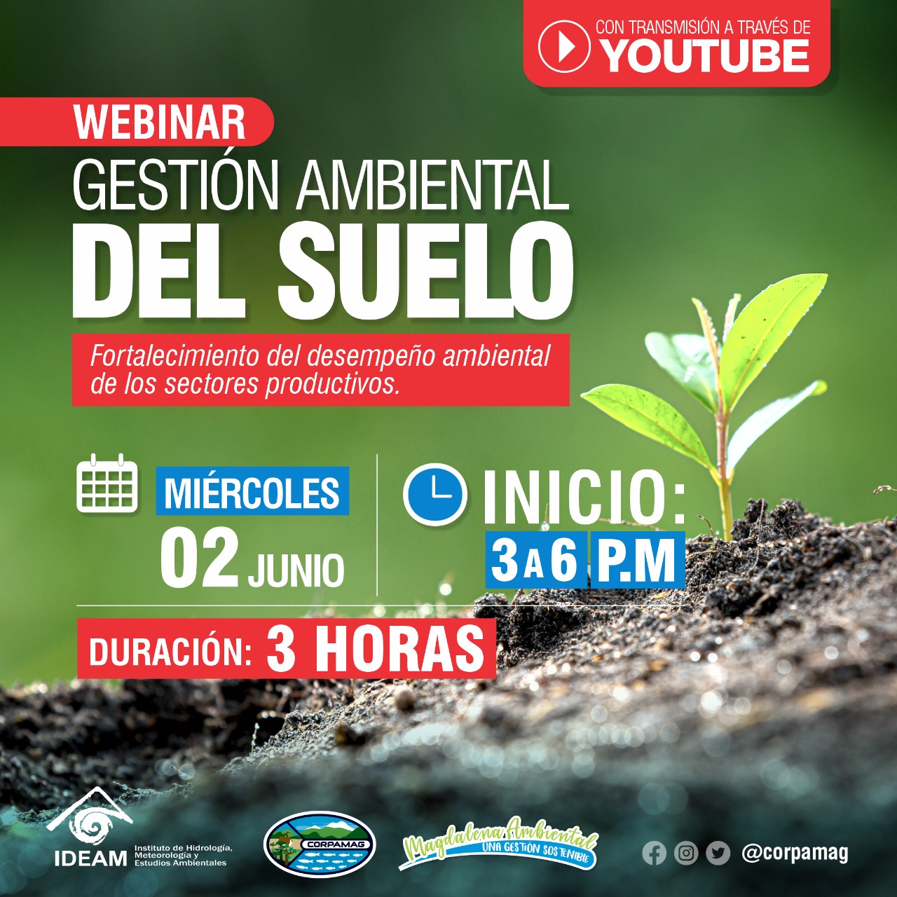 Imagen de promoción del evento con fecha y hora